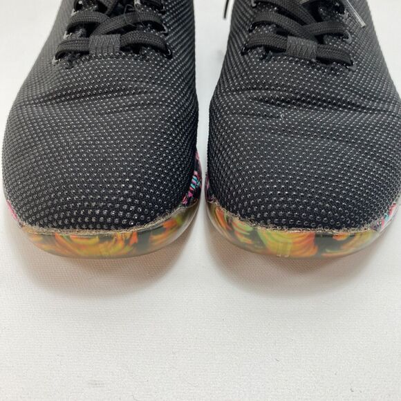 NOBULL Womens10 Black Sneakers Outwork Trainer Workout Shoes Midnight Palms - Picture 4 of 11